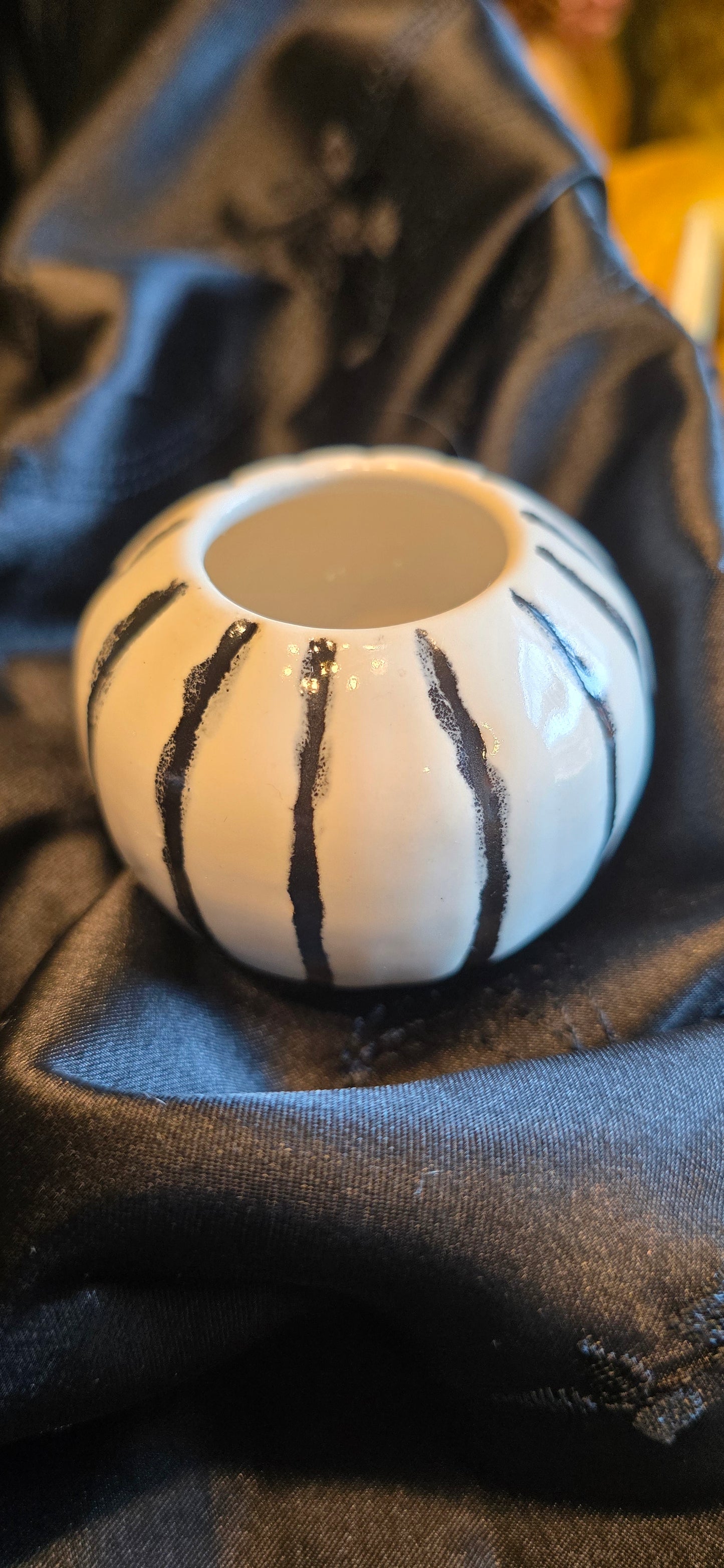 Sketchy Pumpkin Mini Planter